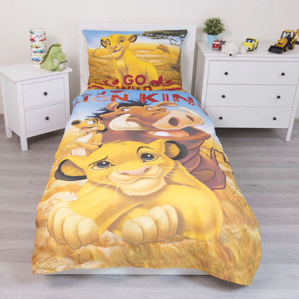 Vaikiškas patalynės komplektas Disney Liūtas karalius (140 × 200 cm, 2 dalių)