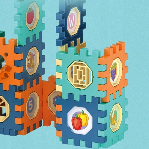 Didelis konstruktoriaus kaladėlių dėlionės rinkinys (330 detalių)