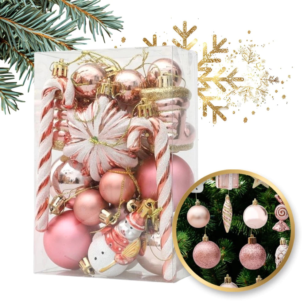 Kalėdinių žaisliukų rinkinys, 29 vnt.