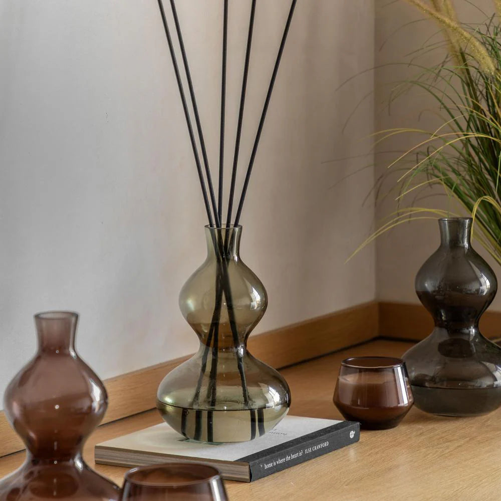 Hanae Sant stiklinis difuzorius (1000 ml, tamsiai žalias)