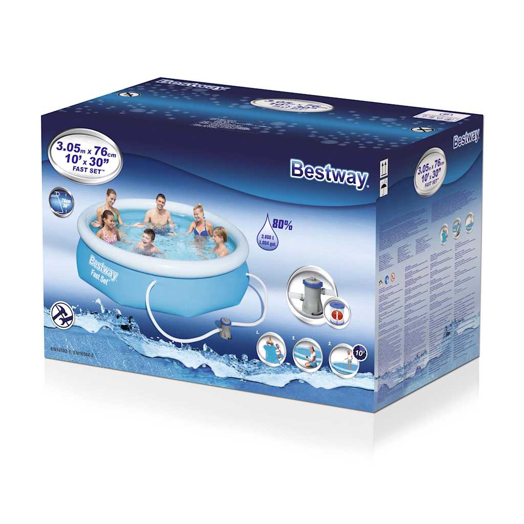 Baseino rinkinys Fast Set, 305x76cm, 57270