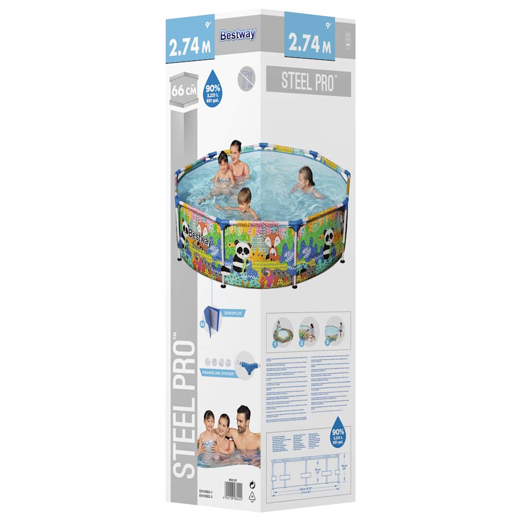 Steel Pro MAX Baseinas, 274x66cm