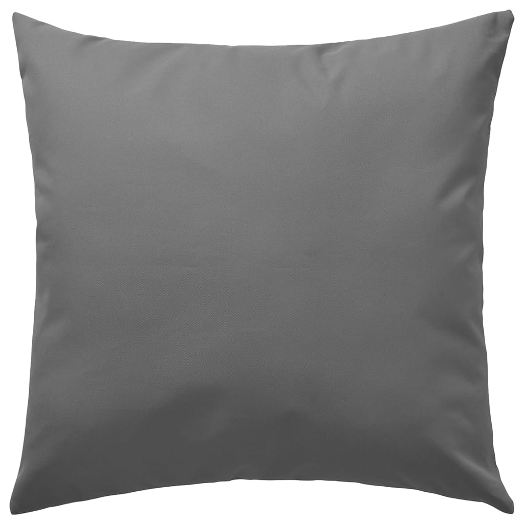 Lauko pagalvės, 2 vnt., pilkos spalvos, 45x45cm