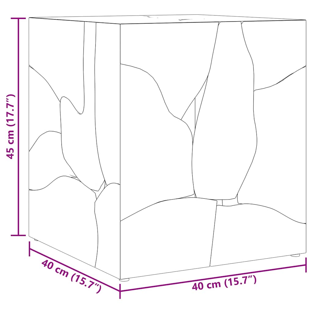 Kėdutės/kavos staliukas, masyvi tikmedžio mediena
