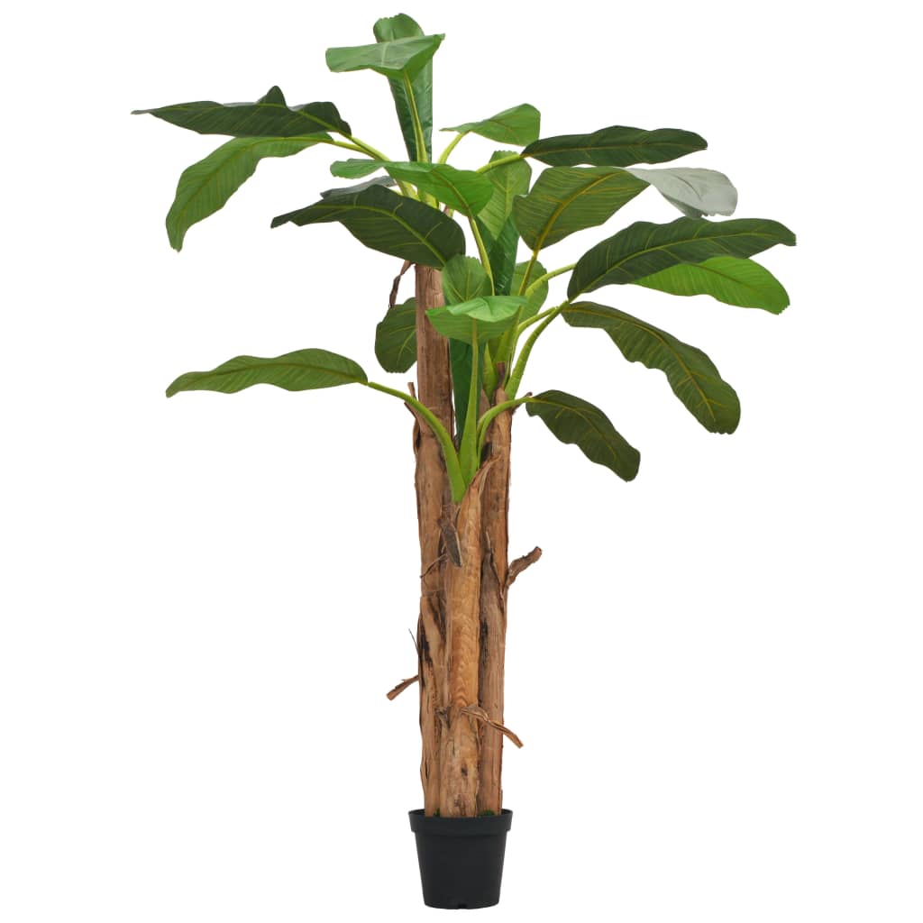 Dirbtinis bananmedis su vazonu, 250cm, žalias
