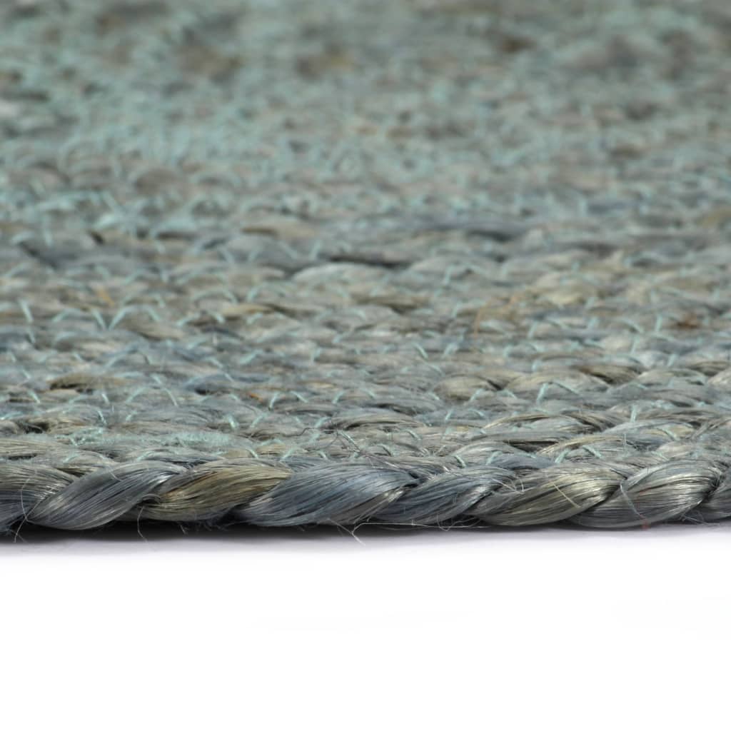 Stalo kilimėliai, 4 vnt., žali, 38cm, džiutas, apvalūs