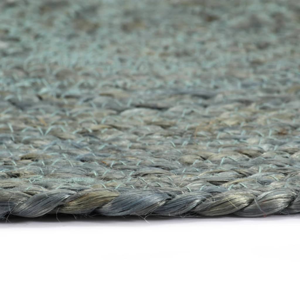 Stalo kilimėliai, 6 vnt., žali, 38cm, džiutas, apvalūs