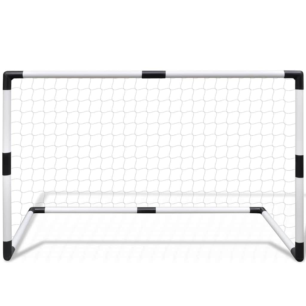 Vaikiškų mažų futbolo vartų su tinklais rinkinys, 2vnt., 91,5x48x61cm