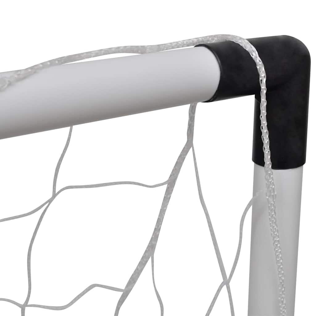 Vaikiškų mažų futbolo vartų su tinklais rinkinys, 2vnt., 91,5x48x61cm