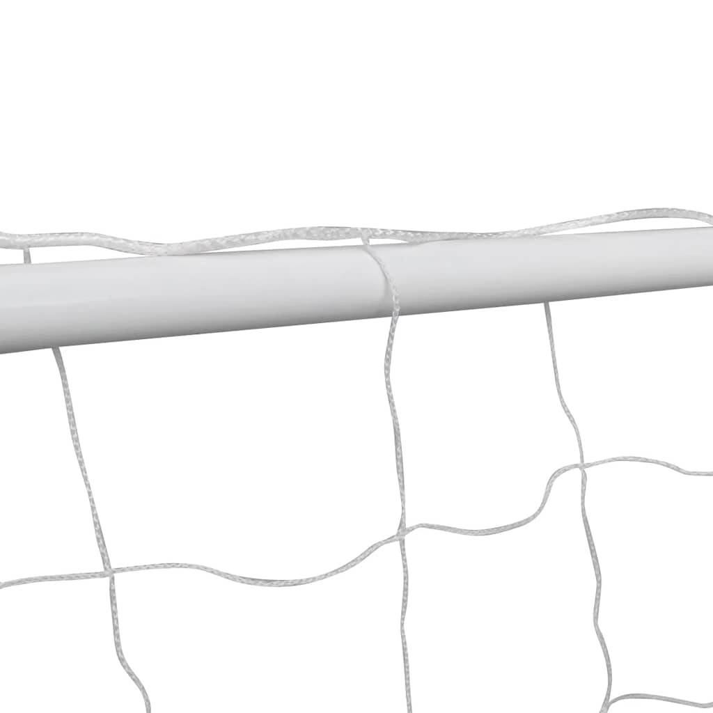 Futbolo vartų su tinklu rinkinys, 240x90x150cm, plienas
