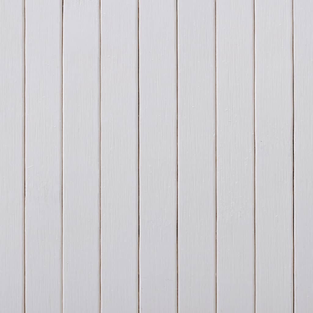 Kambario pertvara iš bambuko, balta, 250x165cm