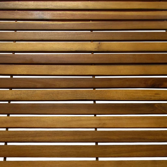 2 Mediniai Vonios Kilimėliai 80 x 50 cm, Akacija