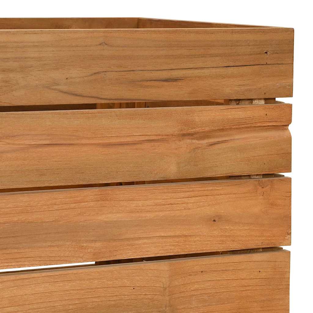 Aukštas lovelis, 100x40x72cm, perdirbtas tikmedis ir plienas