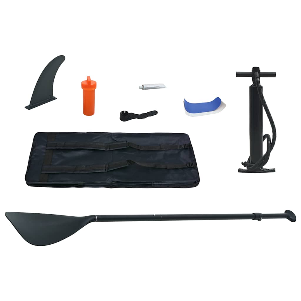 Pripučiamos irklentės su bure rinkinys, mėlynas ir baltas