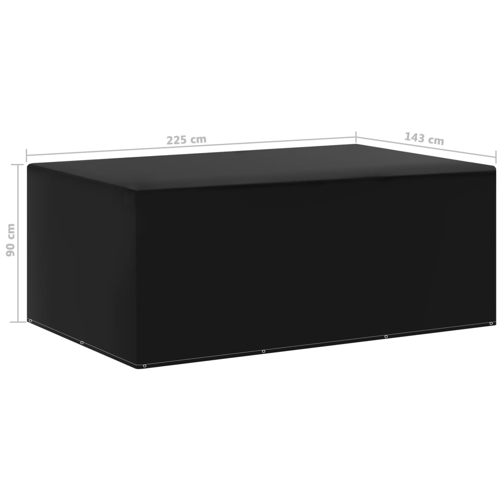 Sodo baldų uždangalas, 143x225x90cm, 7 kilputės