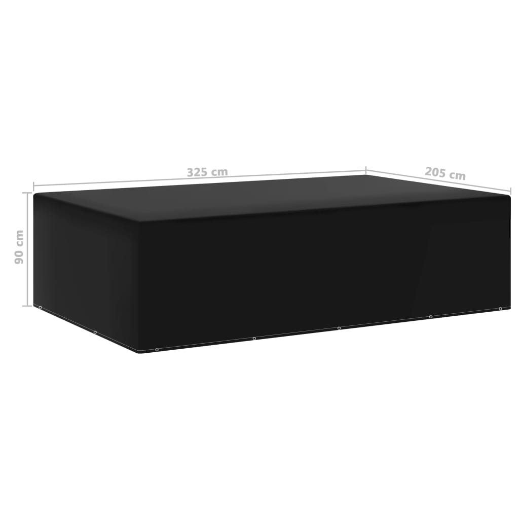 Sodo baldų uždangalas, 205x325x90cm, 12 kilpučių