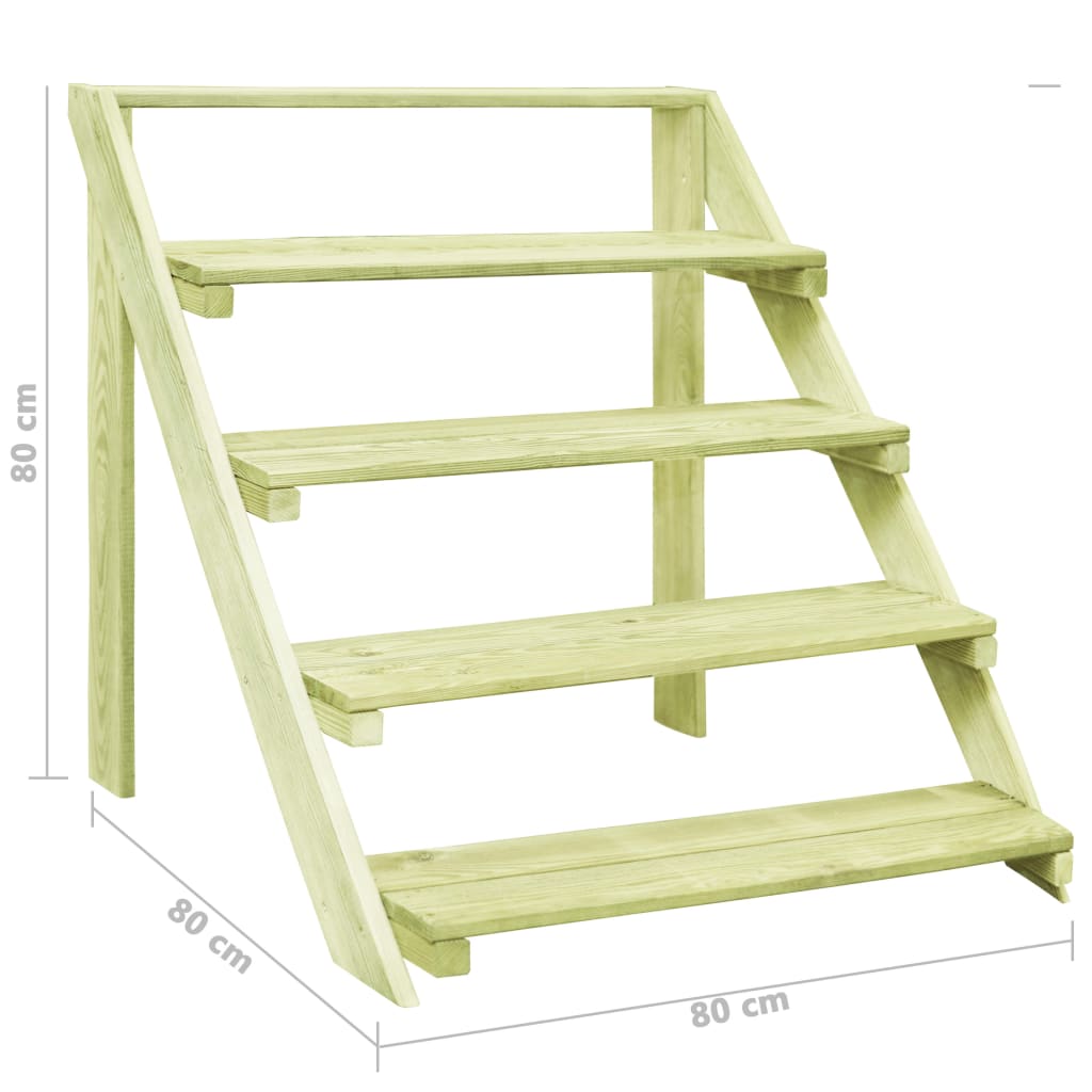 Stovas augalams, 80x80x80cm, impregnuota pušies mediena