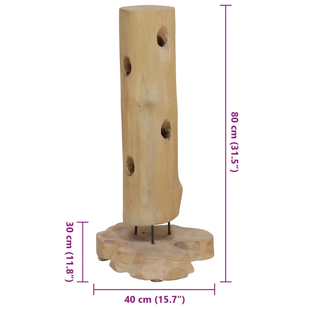 Stovas vynui skirtas 8 buteliams, 40x30x80cm, tikmedžio masyvas