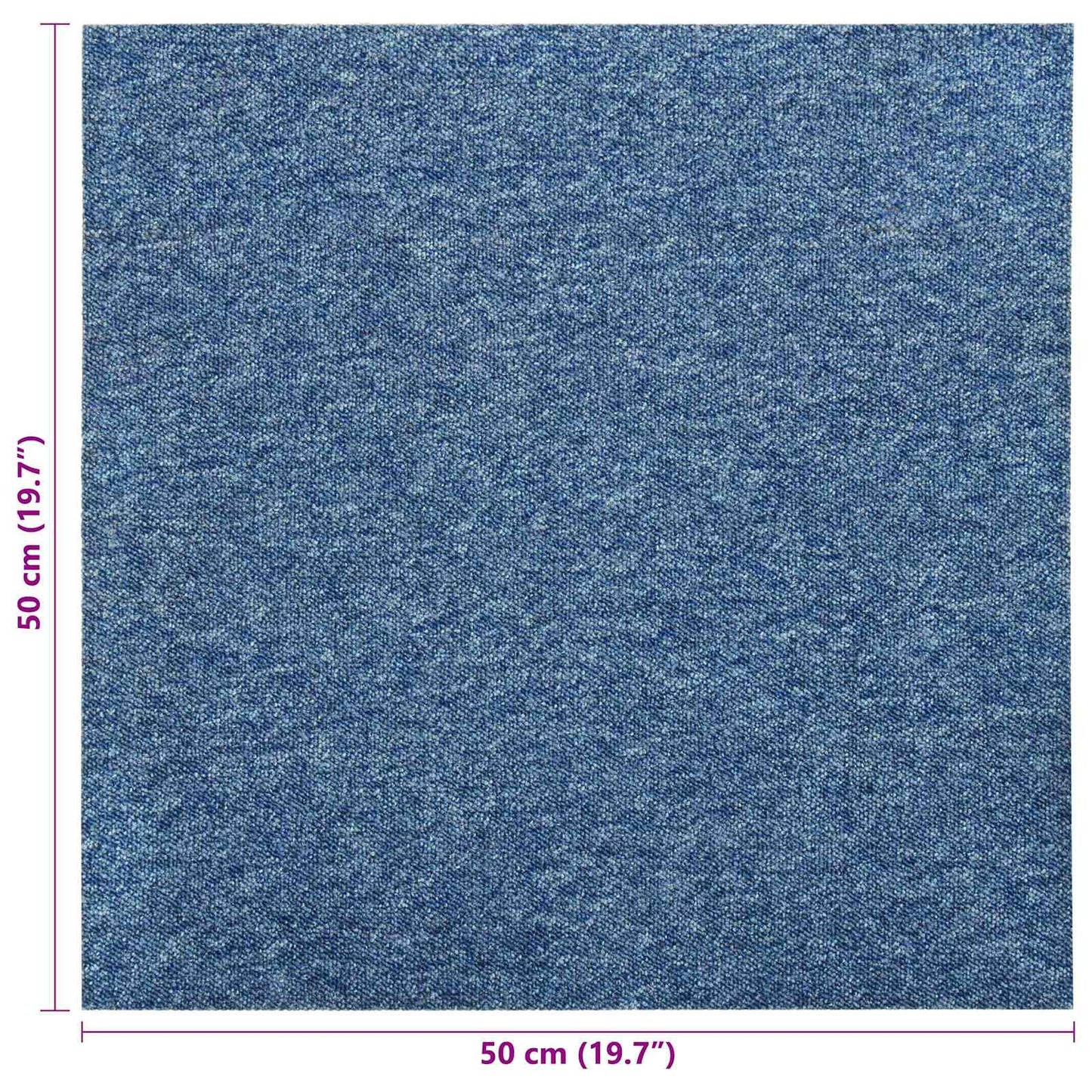 Kilimas 20 pcs Mėlyna 50 x 50 cm 100% polipropileno