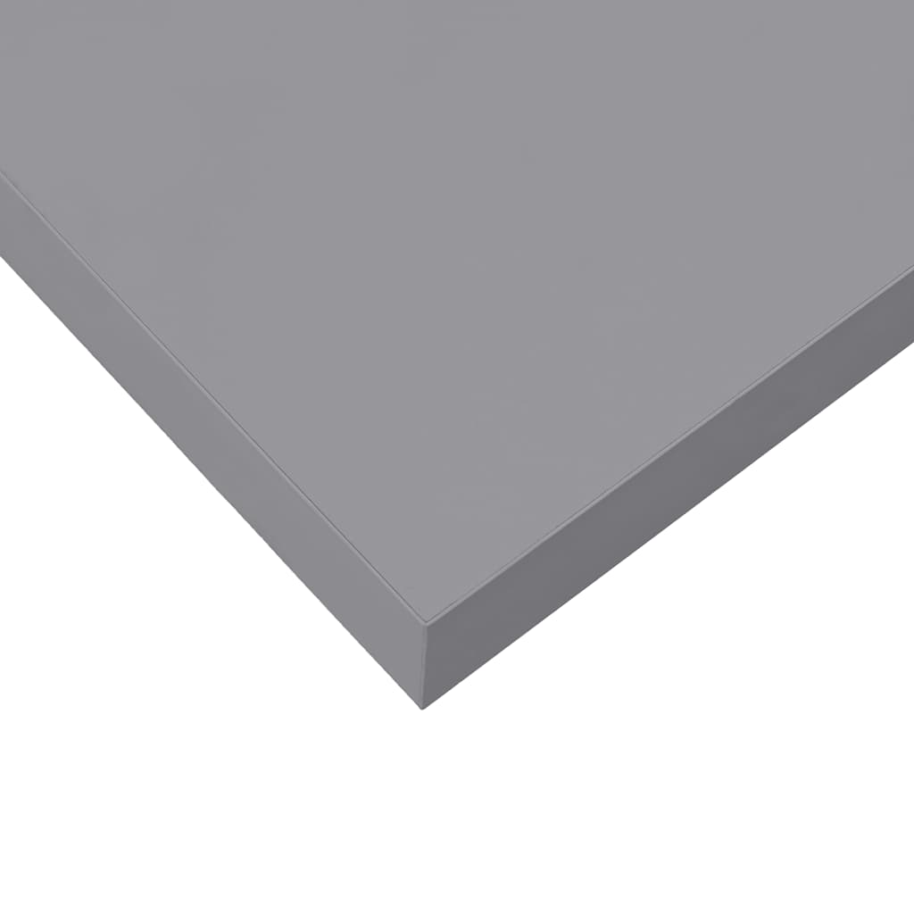 Pakabinama sieninė lentyna, pilka, 120x23,5x3,8cm, MDF