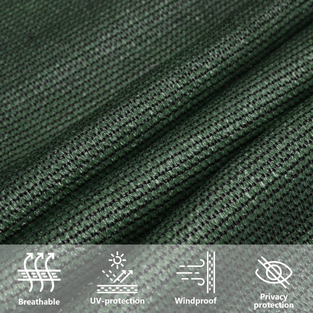Uždanga nuo saulės, tamsiai žalia, 3,5x4,5m, HDPE, 160g/m²