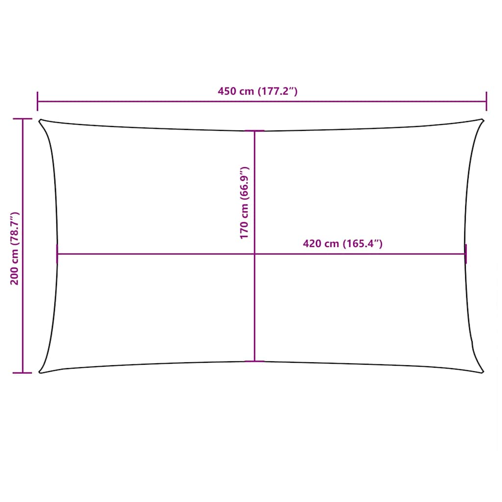 Uždanga nuo saulės, kreminė, 2x4,5m, oksfordo audinys