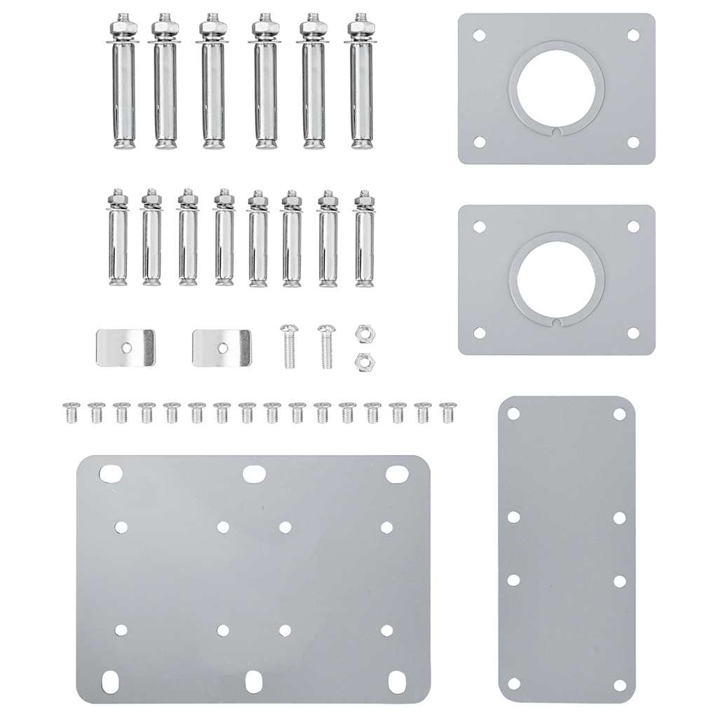 Ištraukiama šoninė kiemo pertvara, rudos spalvos, 170x1200cm
