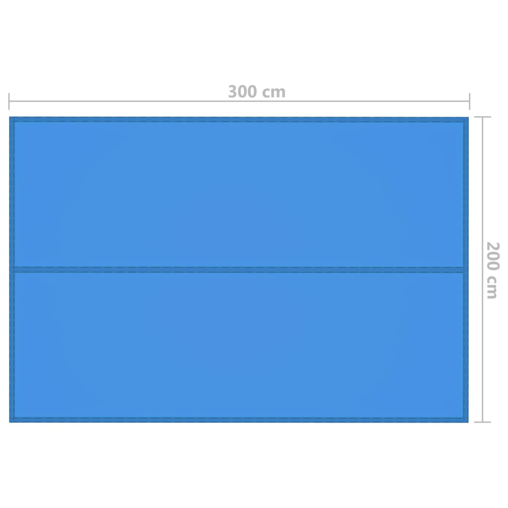 Lauko tentas, mėlynos spalvos, 3x2m