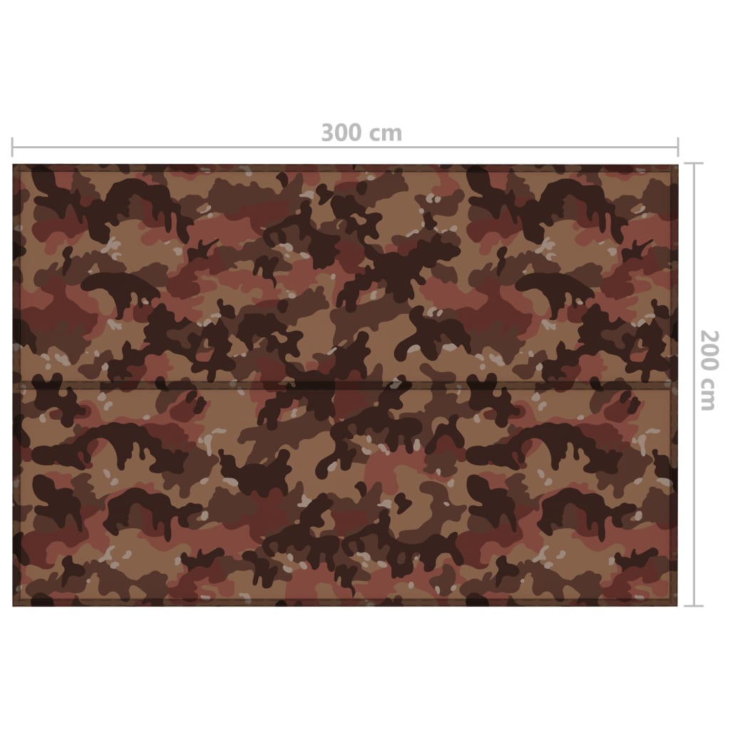 Lauko tentas, kamufliažinis, 3x2m