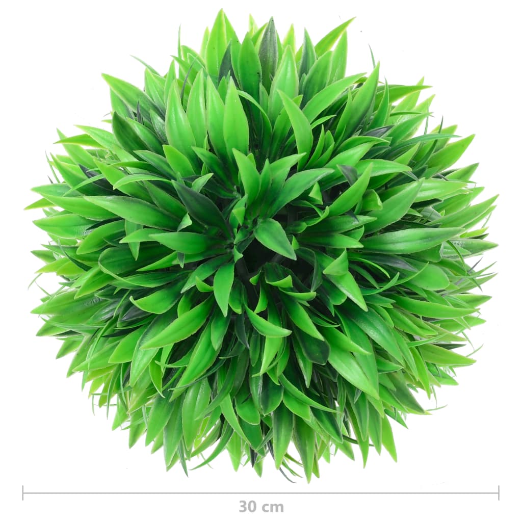 Dirbtiniai buksmedžio krūmai, 2vnt., 30cm, rutulio formos