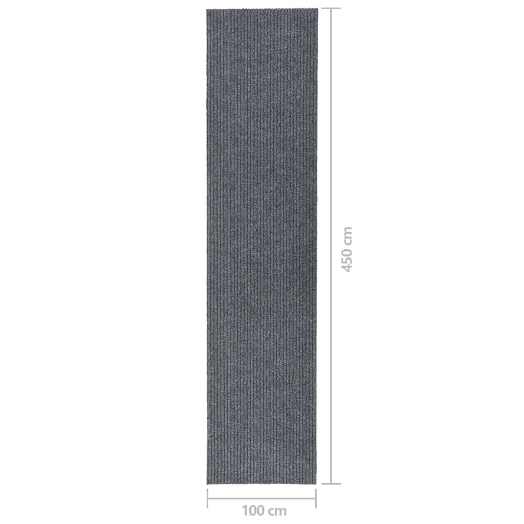 Purvą sugeriantis kilimas-takelis, pilkos spalvos, 100x450cm