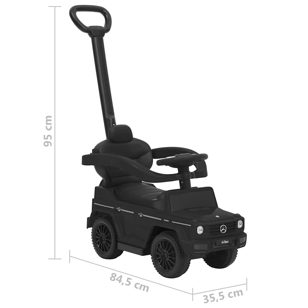 Paspiriamas vaikiškas automobilis G63, juodas