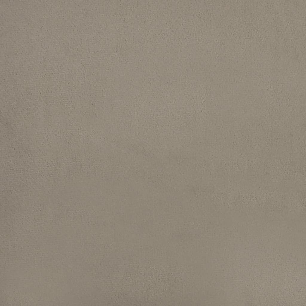 Pakoja, šviesiai pilkos spalvos, 60x60x36cm, aksomas