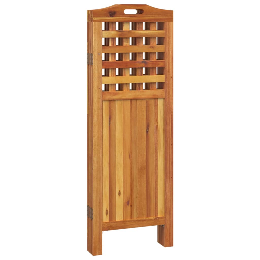 Kambario pertvara, 4 segmentai, 162x2x115cm, akacijos masyvas