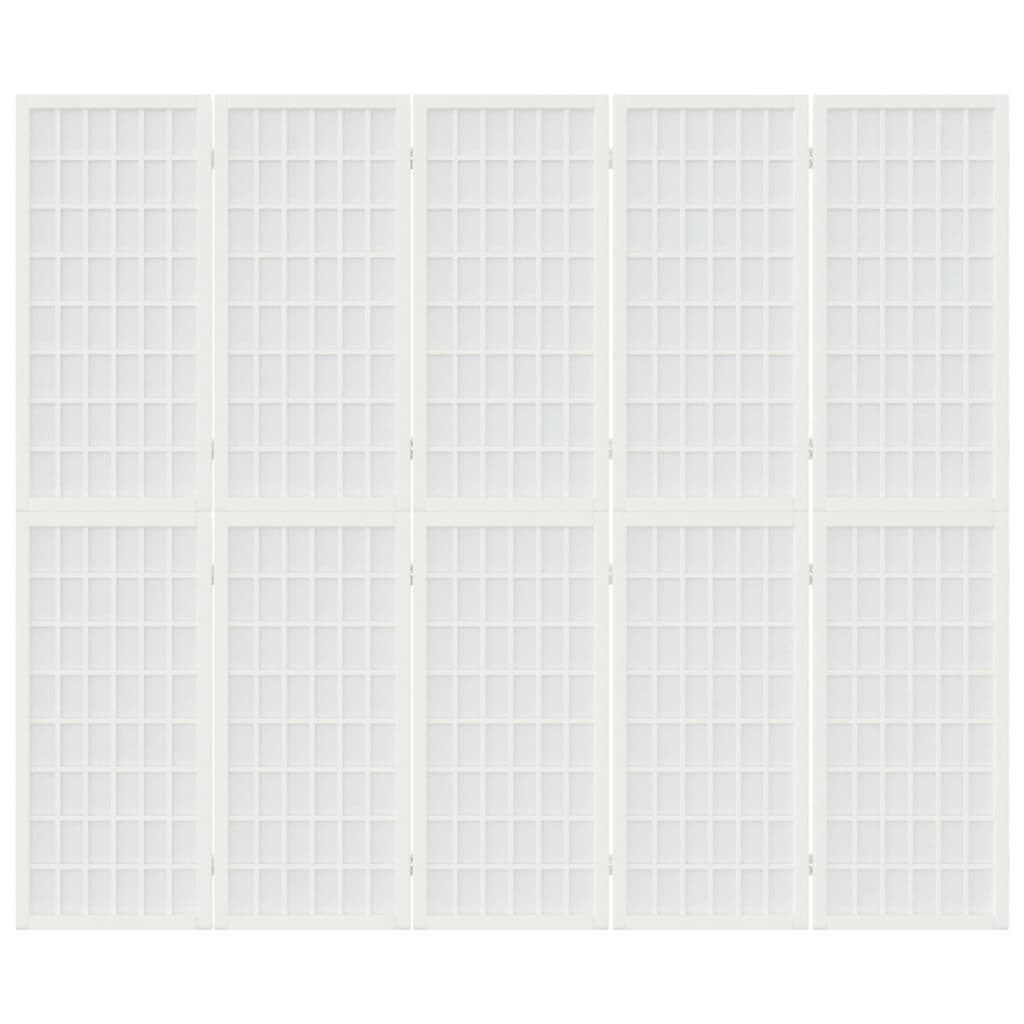 Kamb. pertvara, sulankst., 5 plokšt., japon., 200x170cm, balta