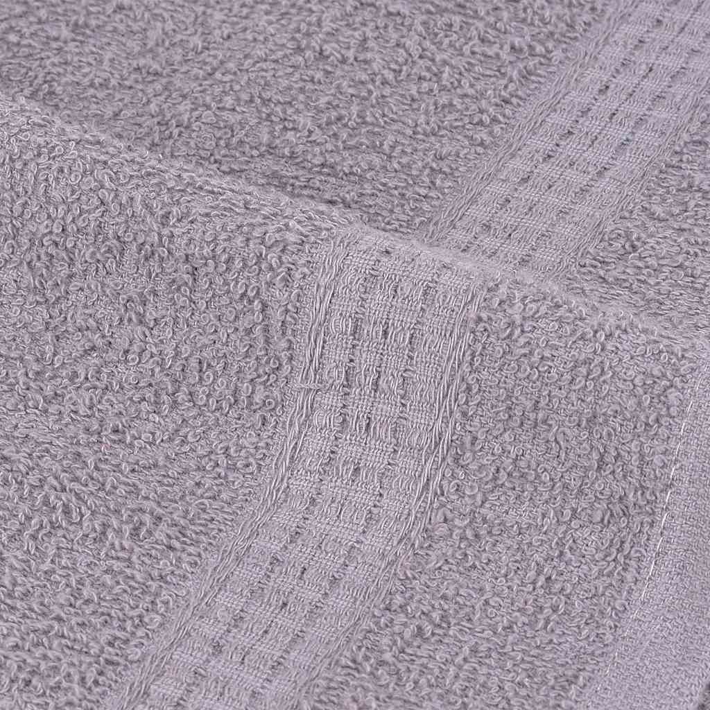 Svečių rankšluosčiai FROGN, 10 vnt., pilki, 30x50 cm, 360 g/m²