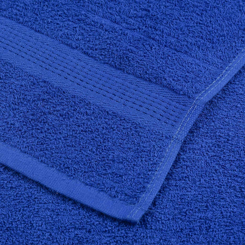 Rankšluosčių rinkinys, 8vnt., mėlyni, 100% medvilnė, 360g/m²