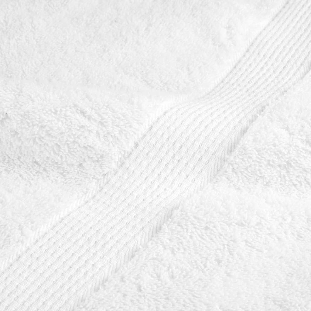 Dušo rankšluosčiai, SOLUND, 4vnt., balti, 70x140cm, 600g/m²
