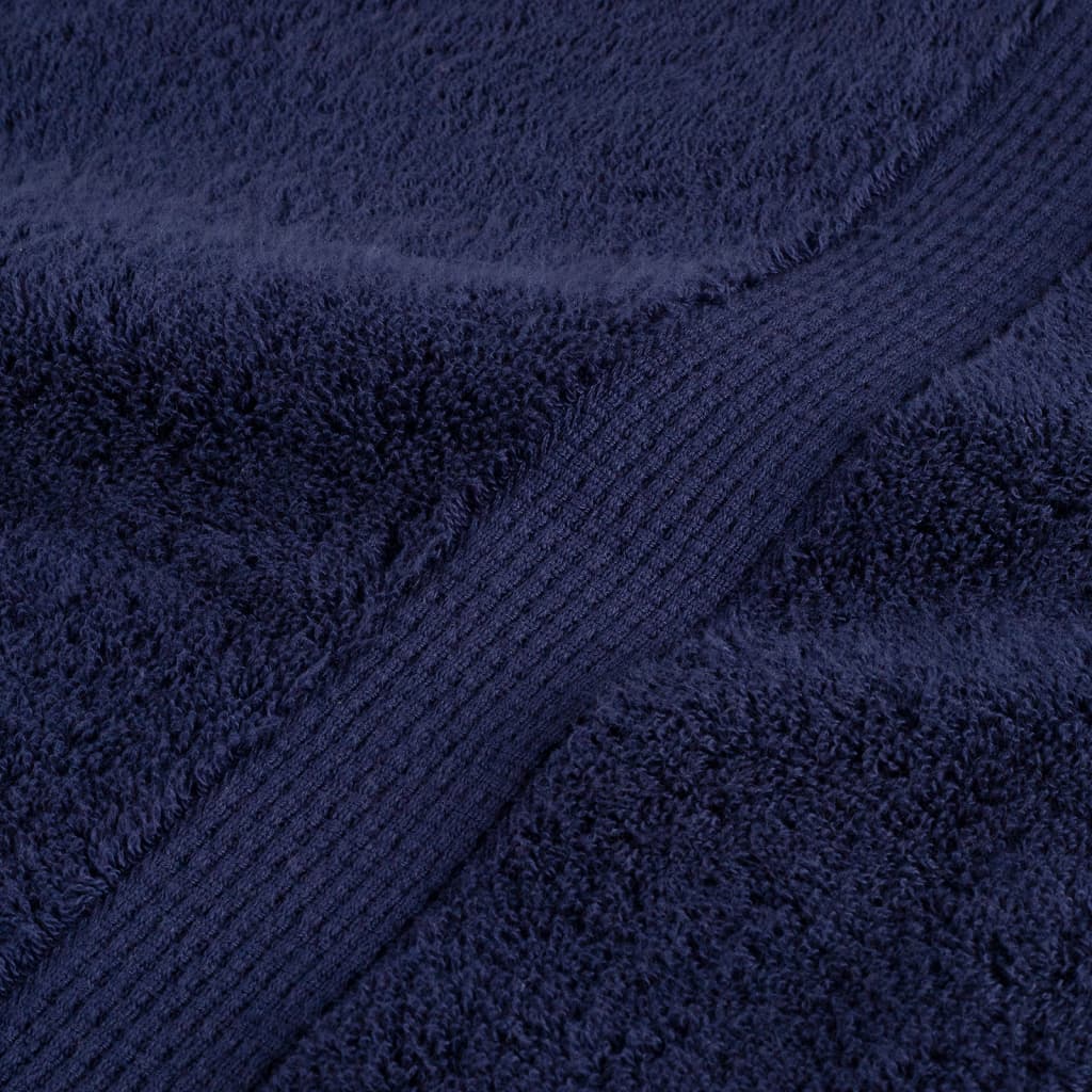 Vonios rankšluosčiai, SOLUND, 4vnt., mėlyni, 100x150cm, 600g/m²