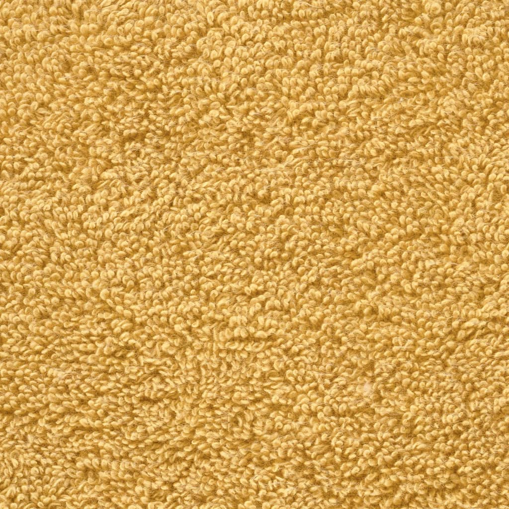 Aukščiausios kokybės svečių rankšluosčiai SOLUND, 4 vnt., auksinės spalvos, 30x50 cm, 600 g/m²