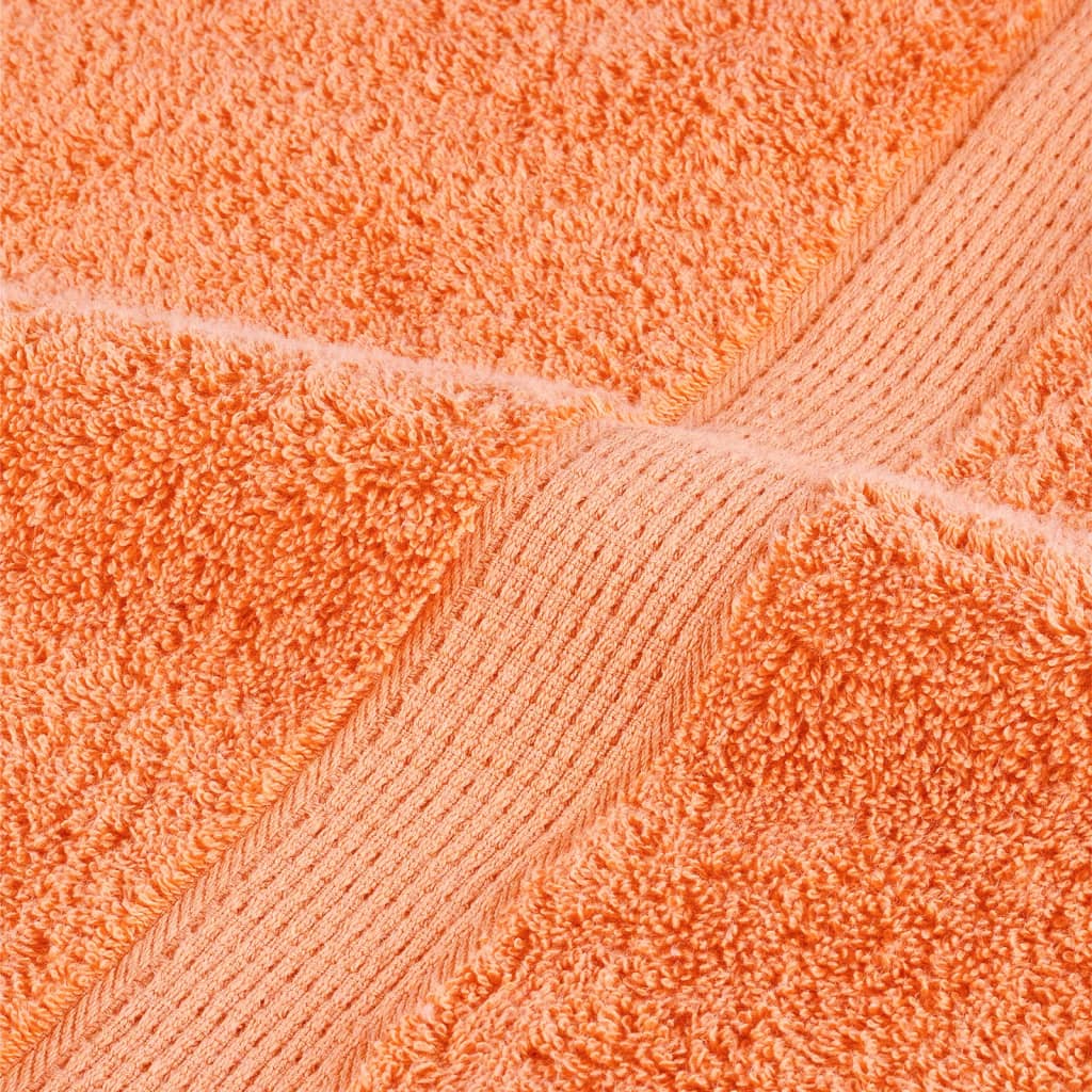 Rankšluosčiai SOLUND, 2vnt., oranžiniai, 100x200cm, 600g/m²