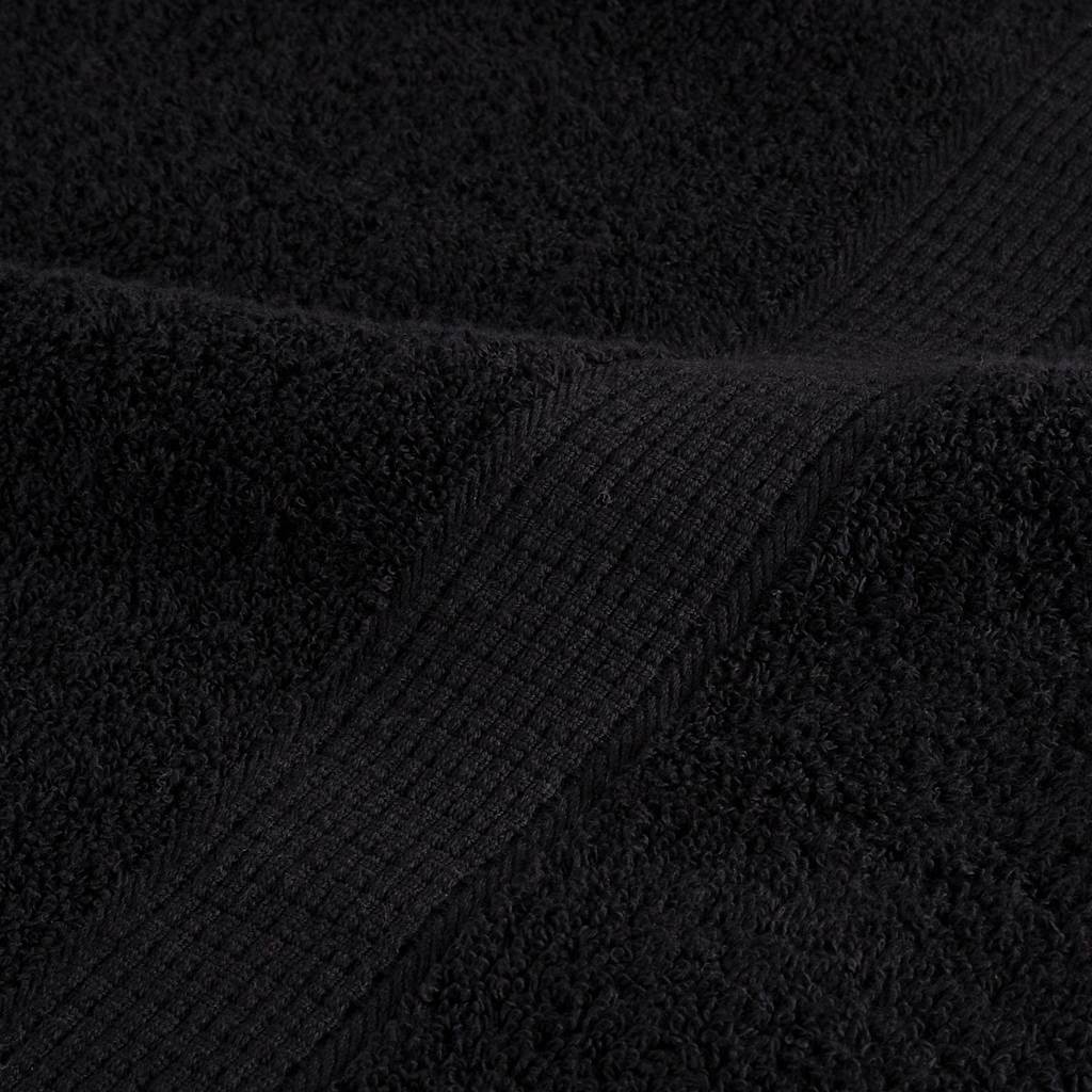 Aukščiausios kokybės rankšluosčiai SOLUND, 4 vnt., juodi, 30x30 cm, 600 g/m²