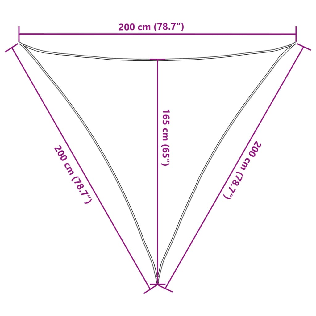 Burė nuo saulės, balta, 2x2x2m, 100% oksfordo poliesteris