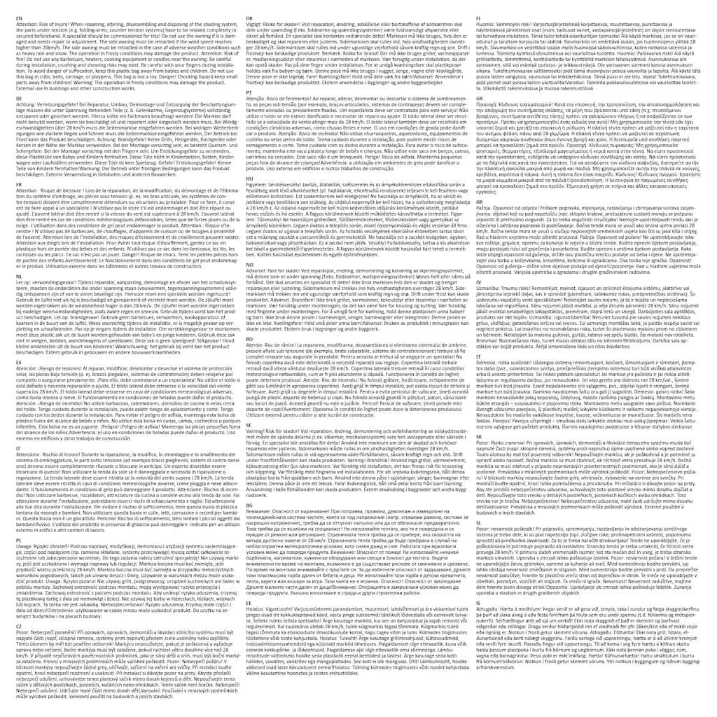 Ištraukiama šoninė markizė, antracito spalvos, 100x300cm