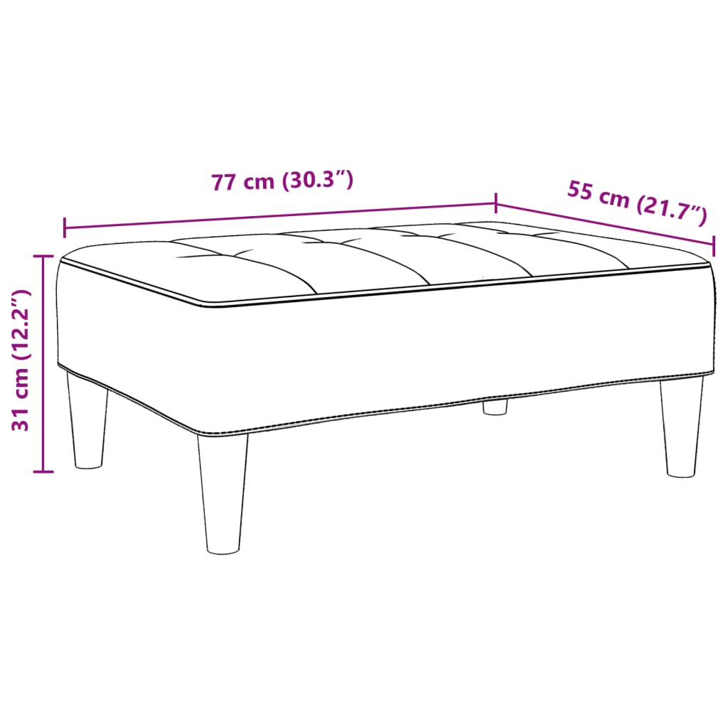 Pakoja, juodos spalvos, 77x55x31cm, aksomas