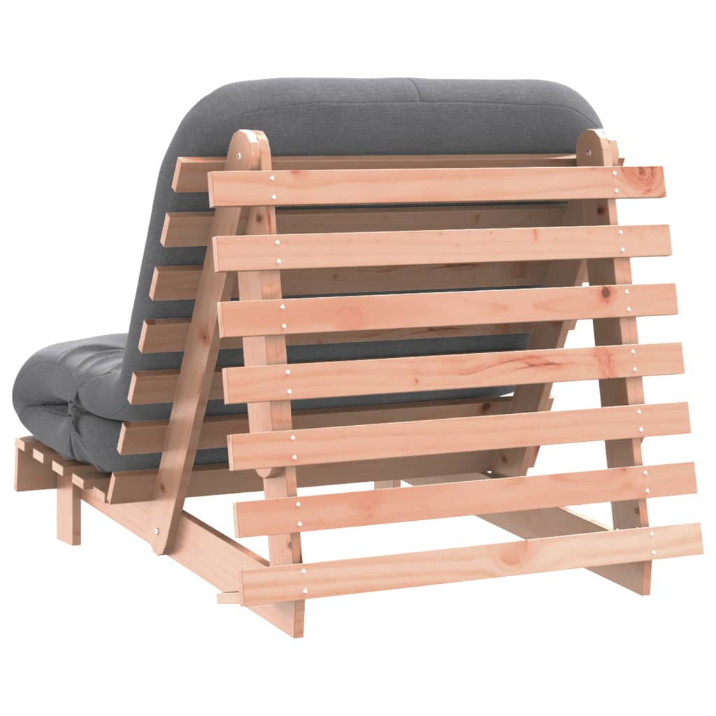 Futono sofa-lova su čiužiniu, 80x206x11cm, douglas eglė