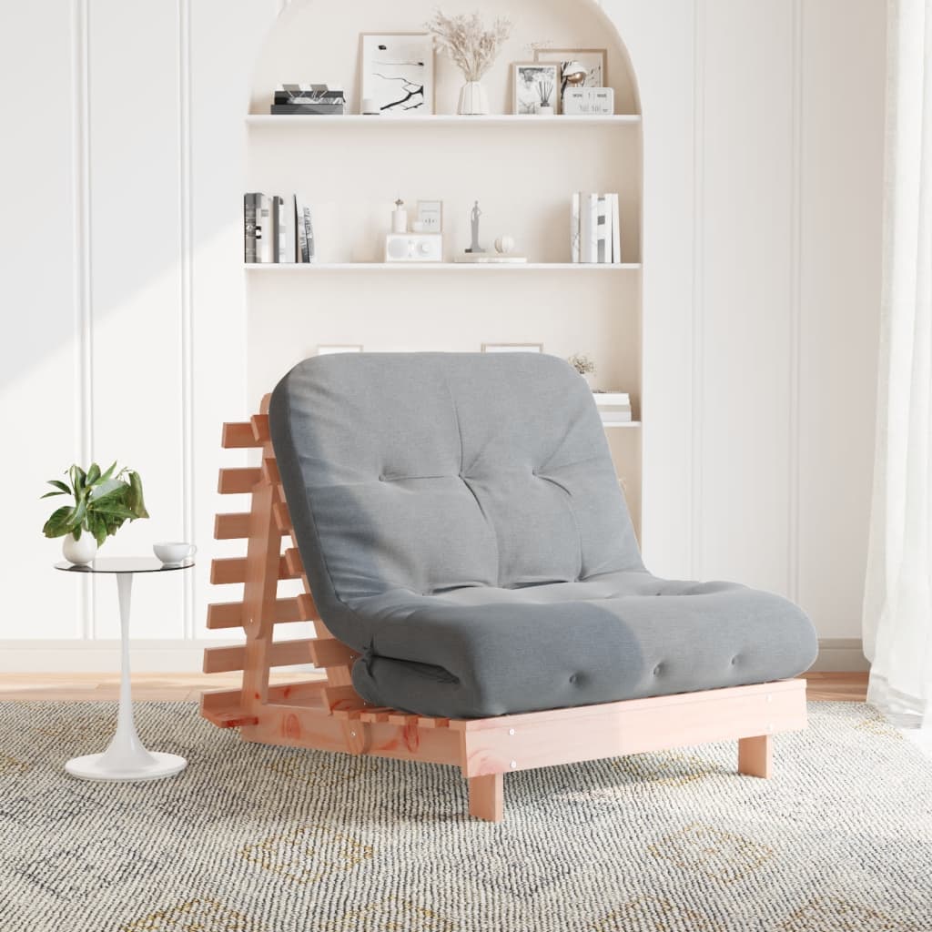 Futono sofa-lova su čiužiniu, 80x206x11cm, douglas eglė