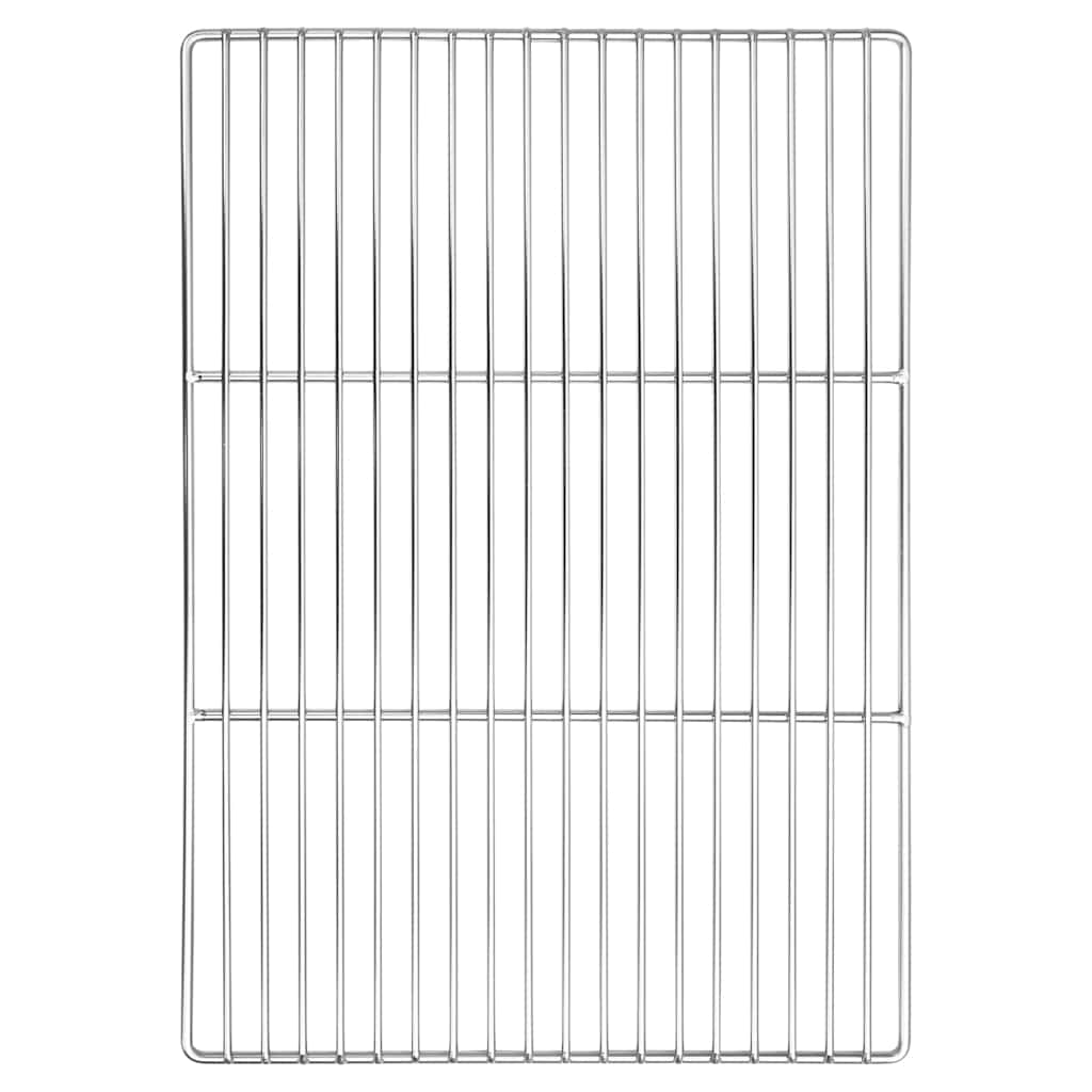 BBQ groteles su rankenomis stačiakampio forma 50x35 cm 304 nerūdijantis plienas