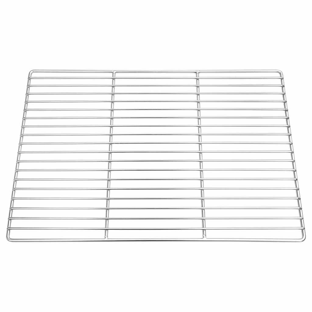BBQ groteles su rankenomis stačiakampio forma 50x35 cm 304 nerūdijantis plienas