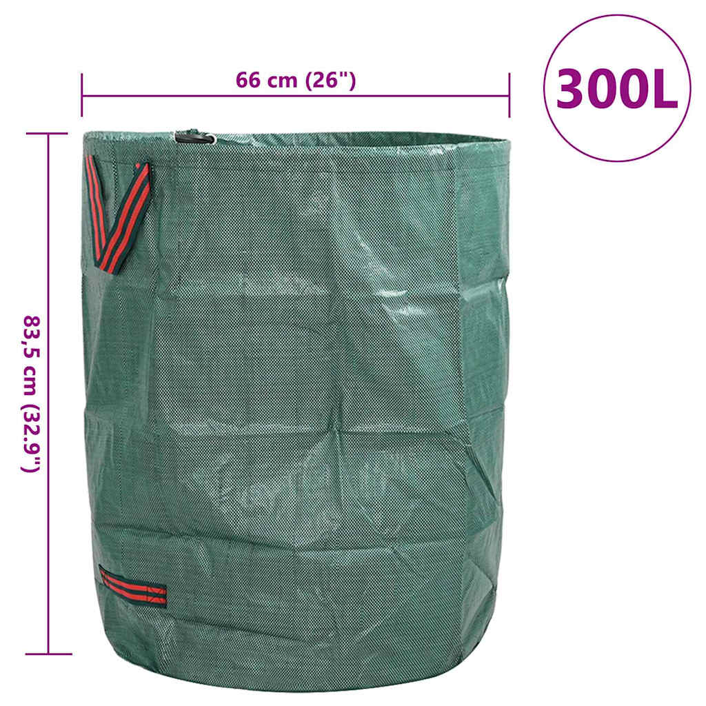 Sodo atliekų maišai 12 pcs Žalia 66 x 66 x 83,5 cm